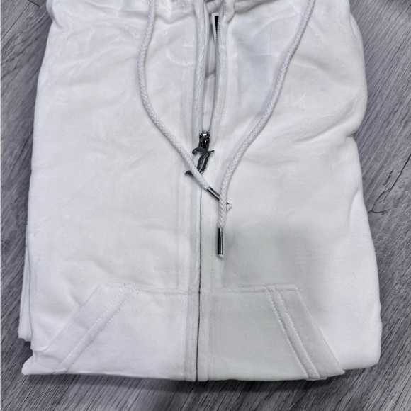 NWT Juicy Couture White Velour Tracksuit Set ✨Size:S💖 - Picture 3 of 6